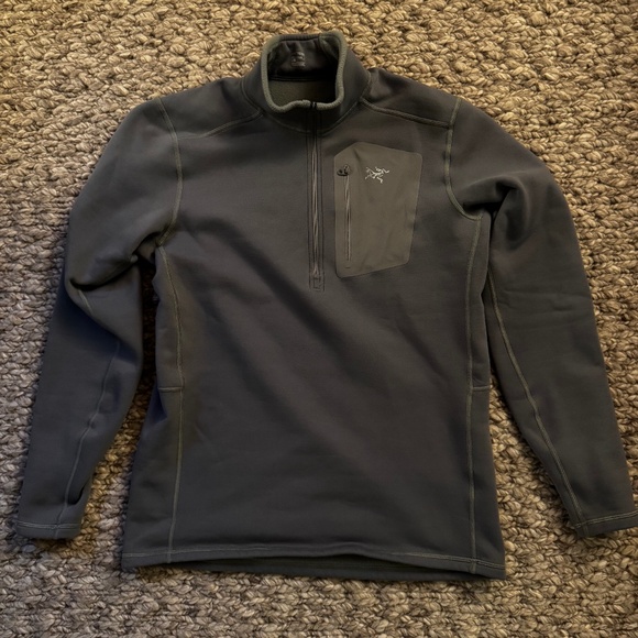 Arc'teryx Rho Heavyweight Zip Neck - Men's Large - Void - Excellent Condition - Picture 1 of 4